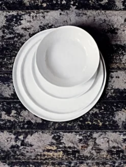 Serveringsfat 'Boho white' - Vit
