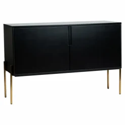 Sideboard 'Frölunda' - Svart/Guld