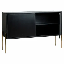 Sideboard 'Frölunda' - Svart/Guld