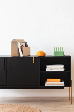 Sideboard 'Frölunda' - Svart/Mässing