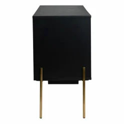 Sideboard 'Frölunda' - Svart/Mässing