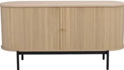 Sideboard 'Haddington' - Vitpigmenterad/Svart