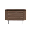 Sideboard 'Kärra' - Valnöt/Svart