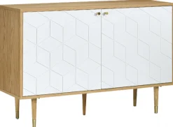 Sideboard 'Kumamoto' - Vit/Ek