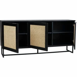 Sideboard 'Sailor' - Svart/Natur