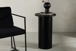 Sidobord 'Barkaby' 40cm - Svart