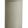 Sidobord 'Erie' Runt 40cm - Vit Marmor