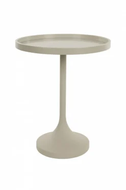 Sidobord 'Jason' Ø46 cm - Beige