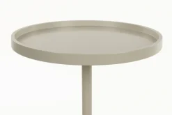 Sidobord 'Jason' Ø46 cm - Beige