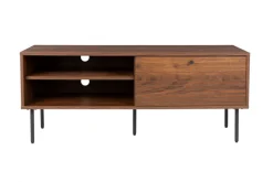 Sidobord 'Stripes Low' 120x42x50 cm - Brun