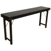 Sidobord Vintage 170x40cm - Svart