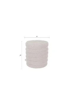 Sittpuff 'Fern' - Beige