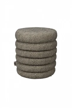 Sittpuff 'Fern' - Brun/Svart