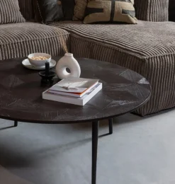 Soffa 'Bean' 4-sits - Brun/Manchester