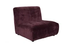 Soffa 'Giada' 1-sits - Plommon