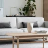 Soffa 'Hammond' 2-sits - Grå/Natur