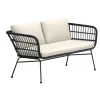 Soffa 'Isola' - Svart/beige