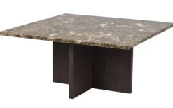 Soffbord 'Brooksville' 90x90cm - Brun