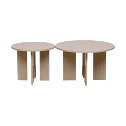 Soffbord 'Créme' Runt 55 cm - Natur
