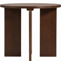 Soffbord 'Créme' Runt 55 cm - Valnöt