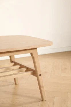 Soffbord 'Créme' - Vitpigmenterad