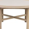 Soffbord 'Marsden' Runt 90cm - Ljus ek