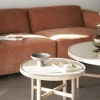 Soffbord 'Marsden' Runt 60cm - Ljus ek