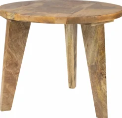 Soffbord 'Vintage' Runt 50cm - Natur