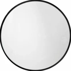 Spegel 'Rund' 80cm - Svart