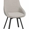 Stol 'Alison' - Beige/svart