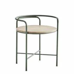 Stol 'Iron' 50cm - Grön/natur