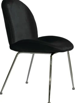 Stol 'Lux' - Svart/Silver