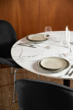 Stol 'Lux' - Svart/Silver
