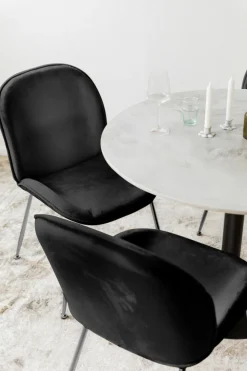 Stol 'Lux' - Svart/Silver