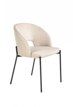 Stol 'Mieres' - Beige/Svart