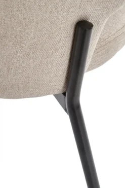 Stol 'Mieres' - Beige/Svart