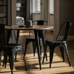 Stol 'Montmartre' - Vintage svart