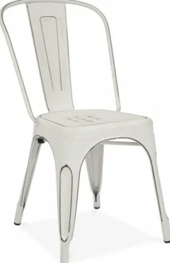 Stol 'Montmartre' - Vintage vit