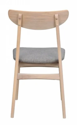 Stol 'Rodham'- Vitpigmenterad/Ljusgrå