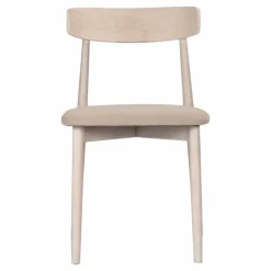 Stol 'Ystad' - Vit ek/Beige