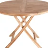 Trädgårdsbord 'Oviedo' Runt 100cm - Ek