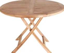 Trädgårdsbord 'Oviedo' Runt 100cm - Ek