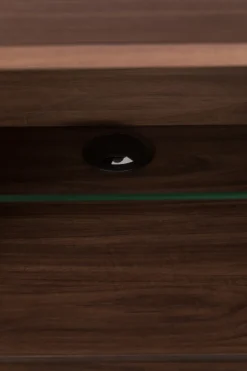 Tv-Bänk 'Barbier' - Valnöt