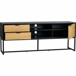 TV-bänk 'Line' - Ek/Svart