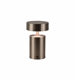 Uppladdningsbar lampa 'Boxholm' - Silver