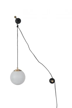 Vägglampa 'Bulan' 32x61 - Vit