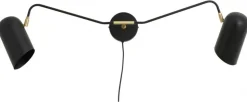 Vägglampa 'ERIS' - Svart
