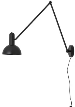 Vägglampa 'FREYA' - Svart