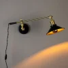 Vägglampa 'Penelope' - Svart